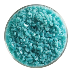 Turquoise Blue Opalescent, Frit, Fusible 