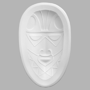African Mask Oval 