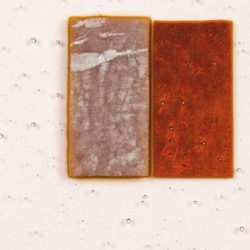 Alchemy Clear Silver to Bronze Transparent, Thin-rolled, 2 mm, Fusible, 17 x 20 in., Half Sheet 