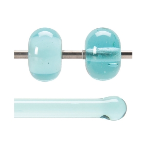 Aqua Blue Tint, Rod, 5 mm, Fusible 