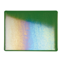 Aventurine Green, Dbl-rolled, Irid, rainb. 