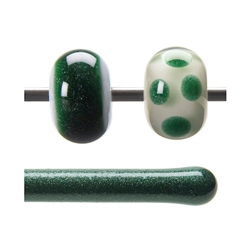 Aventurine Green Transparent, Rod, 5 mm, Fusible 