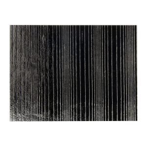 Black Opalescent, Accordion Texture, 3 mm, Fusible, 17 x 20 in., Half Sheet 