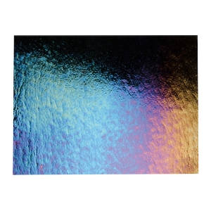 Black, Dbl-rolled, Irid, rainb. 
