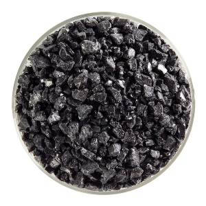 Black Opalescent, Frit, Fusible 
