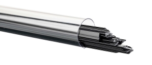 Black Opalescent, Ribbon, 1 mm, Fusible, by the Tube 