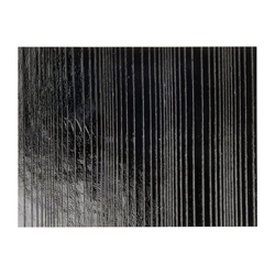 Black Opalescent, Thin, Accordion Texture, 2 mm, Fusible, 17 x 20 in., Half Sheet 