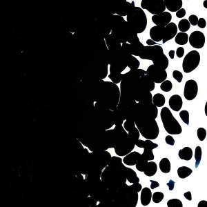 Blue Black Opalescent, Frit, Fusible 