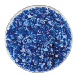 Caribbean Blue, White 2-Color Mix, Frit, Fusible 