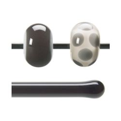 Charcoal Gray Transparent, Rod, 5 mm, Fusible 