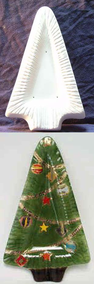 Christmas Tree Dish 