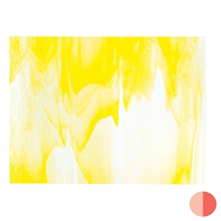 Clear, Sunflower Yellow Opal, Dbl-rolled 