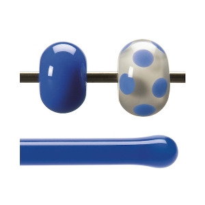 Cobalt Blue Opalescent, Rod, 5 mm, Fusible 