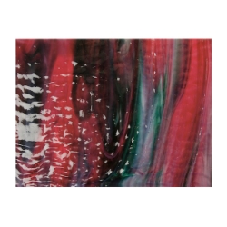 Cranberry Pink, Emerald Green, White, Soft Ripple 