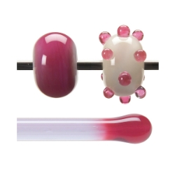 Cranberry Sapphirine Transparent, Rod, 5 mm, Fusible 