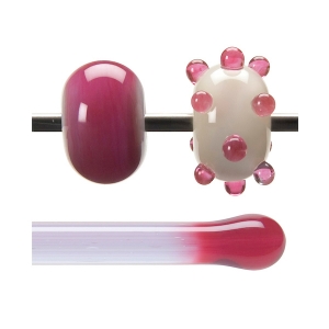Cranberry Sapphirine Transparent, Rod, 5 mm, Fusible 