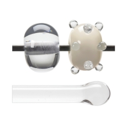 Crystal Clear Transparent, Rod, 5 mm, Fusible 