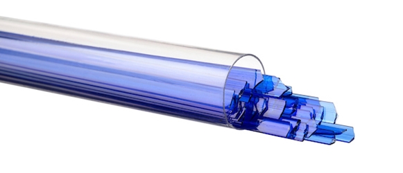 Deep Royal Blue Transparent, Ribbon, 1 mm, Fusible, by the Tube 