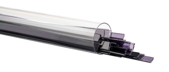 Deep Royal Purple Transparent, Ribbon, 1 mm, Fusible, by the Tube 