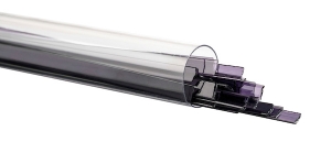 Deep Royal Purple Transparent, Ribbon, 1 mm, Fusible, by the Tube 