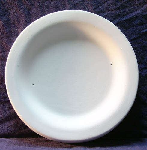Blue Fire Molds Dinner Plate fusible glass