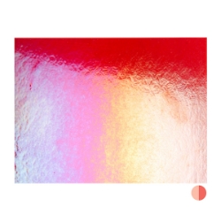 Garnet Red, Dbl-rolled, Irid, rainbow 