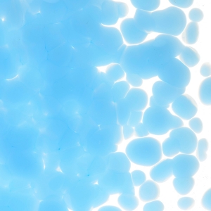 Glacier Blue Opalescent, Frit, Fusible 