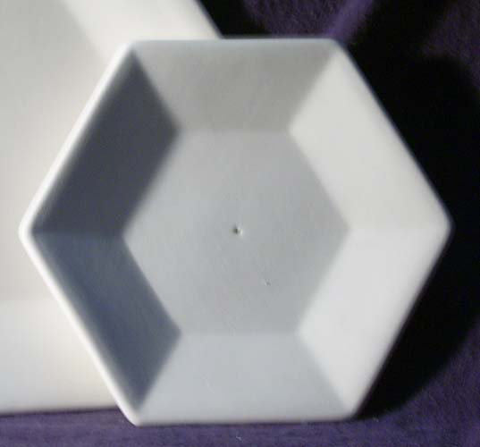 Hexagon Salad Plate 