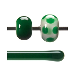 Kelly Green Transparent, Rod, 5 mm, Fusible 