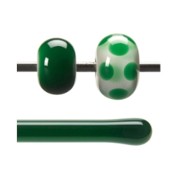 Kelly Green Transparent, Rod, 5 mm, Fusible 