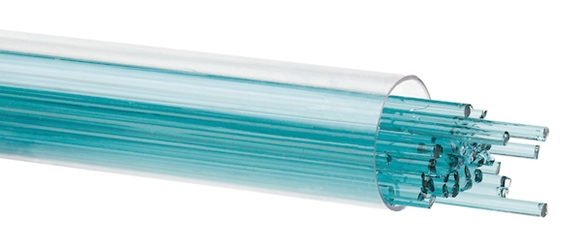 Light Aquamarine Blue Transparent, Stringer, Fusible, by the Tube 
