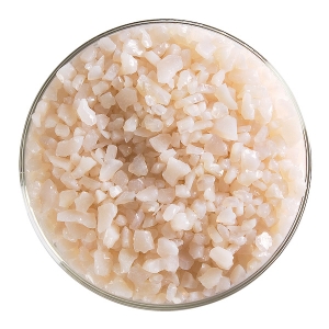 Light Peach Cream Opalescent, Frit, Fusible 