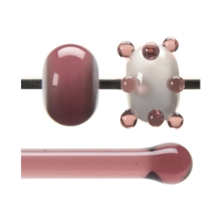 Light Plum Transparent, Rod, 5 mm, Fusible 