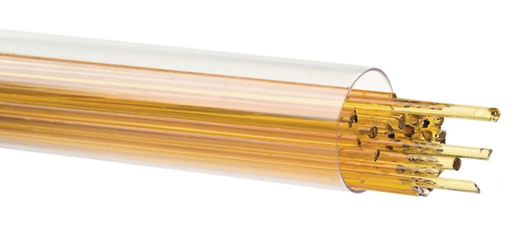 Medium Amber Transparent, Stringer, Fusible, by the Tube 