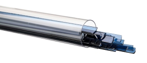 Midnight Blue Transparent, Ribbon, 1 mm, Fusible, by the Tube 