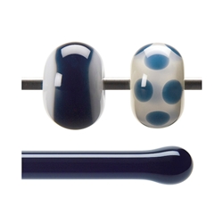 Midnight Blue Transparent, Rod, 5 mm, Fusible 