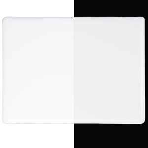Opaque White, Dbl-rolled 