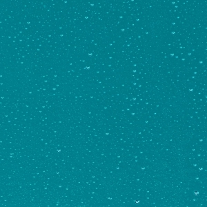 Peacock Blue Transparent, Thin-rolled, 2 mm, Fusible, 17 x 20 in., Half Sheet 