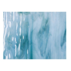 Powder Blue Opal, Marine Blue, Dbl-rolled 