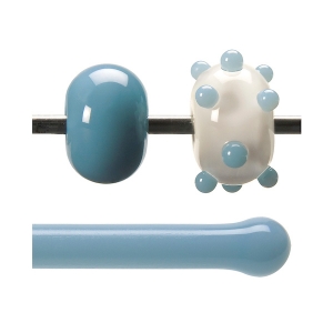 Powder Blue Opalescent, Rod, 5 mm, Fusible 