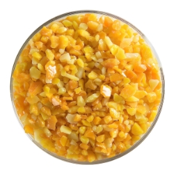 Pumpkin Orange Opalescent, Frit, Fusible 