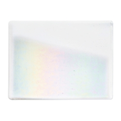 Reactive Ice Clear, Dbl-rolled, Irid, rainbow 