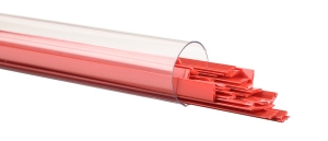 Red Opalescent, Ribbon, 1 mm, Fusible, by the Tube 