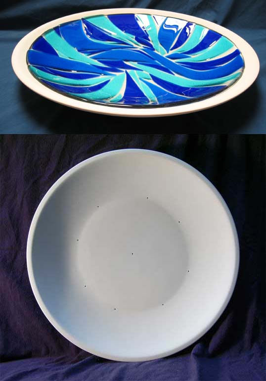 Round Platter With Foot 