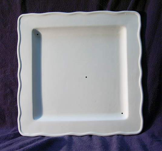 Ruffle Ware Salad Plate 
