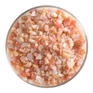 Salmon Pink Opalescent, Frit, Fusible 