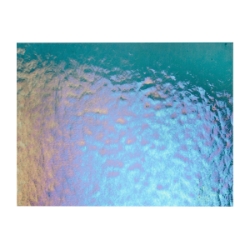 Sea Blue, Dbl-rolled, Irid, rainbow 
