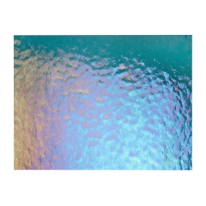 Sea Blue, Dbl-rolled, Irid, rainbow 
