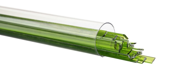 Spring Green Transparent, Ribbon, 1 mm, Fusible, by the Tube 