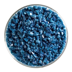 Steel Blue Opalescent, Frit, Fusible 